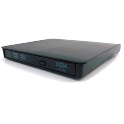 Gravador Leitor Externo CD-RW/DVD-RW Dex DG-300 USB 3.0 Branco CX 1 UN