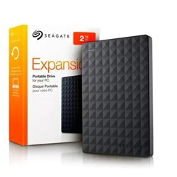 HD Externo Portátil 2TB Seagate Expansion STEA2000400 Preto USB 3.0 CX 1 UN