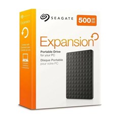 HD Externo Portátil 500GB Seagate Expansion STEA500400 2.5" USB 3.0 Preto CX 1 UN