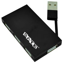 Hub USB 4 Portas Satellite A-HUB08 2.0 Preto BT 1 UN