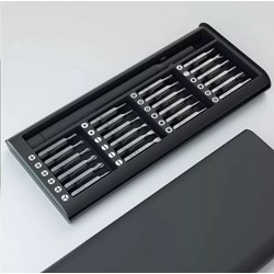 Kit Ferramentas Notebook/Celular New Style 6024 Áluminio Magnetico CX 24 PÇS
