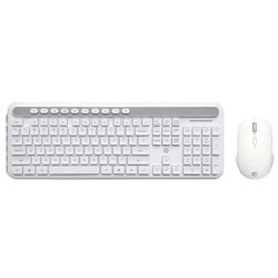 Kit Teclado e Mouse s/ Fio HP CS500 - 5RB20PA#AB2 Branco CX 1 UN