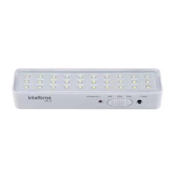 Luminária de Emergência LED 100 Lumens Intelbras LEA 101 4630009  c/ Bateria Branca CX 1 UN