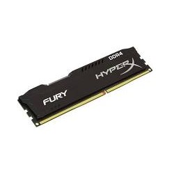 Memória Desktop 16GB DDR4 Kingston HyperX Fury - HX424C15FB/16 2400MHz CL15 Black BT 1 UN
