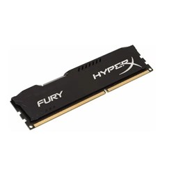 Memória Desktop 4GB DDR3 Kingston HyperX Fury - HX318C10FB/4 1866MHz CL10 Black BT 1 UN
