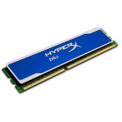 Memória Desktop 4GB DDR3 Kingston HyperX Fury - KHX1600C9D3B1/4G 1600Mzh Blue 1 UN