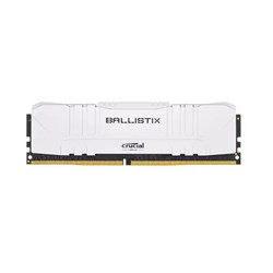 Memória Desktop 8GB DDR4 Crucial Ballistix Sport - BL8G30C15U4W 3000MHz 1,35v Branca BT 1 UN