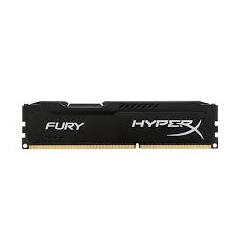 Memória Desktop 8GB Kingston HyperX Fury DDR4 2400MHz CL15 - HX424C15FB2/8 Black  BT 1 UN