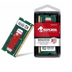 Memória Notebook 4GB DDR3L KeepData KD16LS11/4G Sodimm 1600MHz 1,5V BT 1 UN
