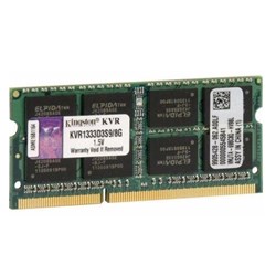 Memória Notebook 8GB DDR3 Kingston - KVR1333D3S9/8G 1333MHz BT 1 UN