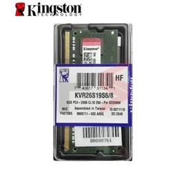 Memória Notebook 8GB DDR4 Kingston - KVR26S19S6/8 2666Mhz 1,2V BT 1 UN