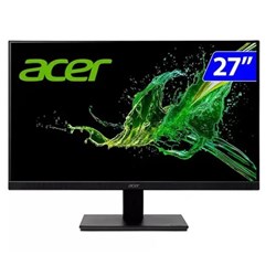 Monitor LED 27" Acer V277 - UM.HV7AA.006 Design ZeroFrameSom Integrado FullHD HDMI/VGA Preto CX 1 UN