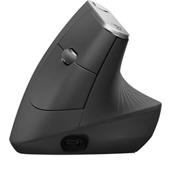 Mouse sem Fio Bluetooth Logitech MX Vertical Ergonômico 910-005447 Preto CX 1 UN