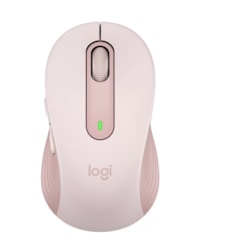 Mouse sem Fio Bluetooth Logitech Signature M650 Silencioso 5 Botões Rose CX 1 UN