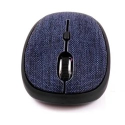 Mouse sem Fio Dual Bluetooth/Wireless OEX Tiny MS601 em Tecido Azul BT 1 UN