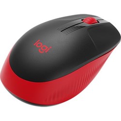 Mouse sem Fio Logitech M190 - 910-005904 Preto/Vermelho BT 1 UN