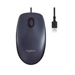 Mouse USB Logitech M90 - 910-004053 Preto CX 1 UN