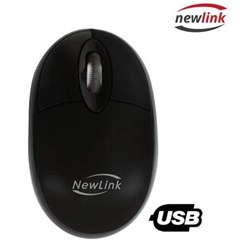 Mouse USB Newlink Standard MO304C Preto CX 1 UN