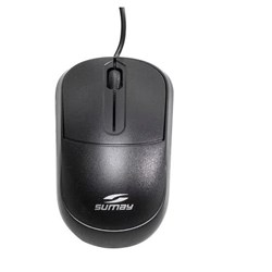 Mouse USB Sumay SM-MO1308 1000 Dpi Preto CX 1 UN