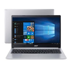 Notebook Acer Aspire 5 A515-54-579S i5-1021U 4GB SSD NVM 256GB Tela 15,6" Windows 10 Home Silver CX 1 UN