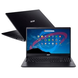 Notebook Acer Aspire A315 34 C6ZS Intel Celeron 4GB HD 1TB + SSD M.2 NVMe 128GB Tela 15,6" Linux Cinza CX 1 UN