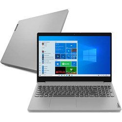 Notebook Lenovo IdeaPad 3 15IML05 - 82BSS00200 Intel i5-10210 8GB SSD M.2 256GB NVMe Tela 15,6" Linux Prata CX 1 UN