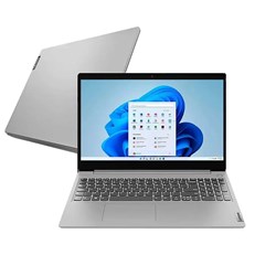 Notebook Lenovo Ideapad 3 15ITL6 Intel i3 1115G4 4GB SSD 256GB NVMe Tela 15,6" FHD Windows 11 Home Cinza CX 1 UN