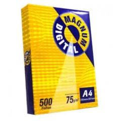 Papel A4 Sulfite Magnum Digital 75g Branco 210x297mm PT 500 FLS