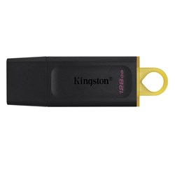 Pen Drive 128GB Kingston DataTraveler Exodia DTX/128GB USB 3.2 Preto/Amarelo BT 1 UN