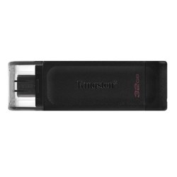 Pen Drive 32GB Kingston DataTraveler 70/32GB USB 3.2 Ger.1 Preto BT 1 UN