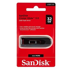 Pen Drive 32GB SanDisk Cruzer Glide CDCZ600-032G-G35 3.0 Preto BT 1 UN