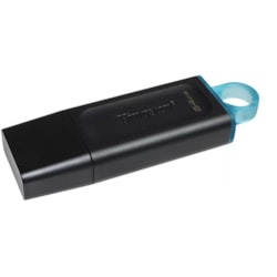 Pen Drive 64GB Kingston DataTraver Exodia DTXM/64GB USB 3.2 Preto/Azul BT 1 UN