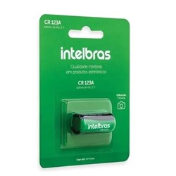 Pilha/Bateria de Litio Intelbras CR123A - 4860004 p/ Sensor e Câmera 3V BT 1 UN