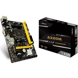 Placa Mãe AMD Biostar A320MH Socket AM4 VGA/HDMI/USB 3.0 CX 1 UN