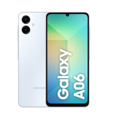 Smartphone Samsung Galaxy A06 - SM-A065M/DS Octa-Core Tela 6.7" 128GB Câmera 50 + 2MP 8MP Android 14 Branco CX 1 UN