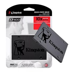 SSD 240GB Kingston A400 - SA400S37/240G Sata III 2.5 Leitura 500MB/s BT 1 UN