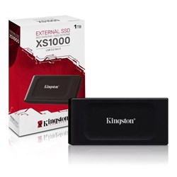 SSD Externo Portátil 1TB Kingston SXS1000/1000G USB Type C 3.2 Preto CX 1 UN