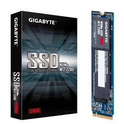 SSD M.2 128GB Gigabyte 2280 - GP-GSM2Ne 3128GNTD NVMe PCIe Leitura 1550MBs CX 1 UN