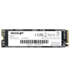 SSD M.2 240GB Patriot P310 P240GM28 NVMe PCIe 2280 Gen3x4 Leitura 1700Mb/s BT 1 UN