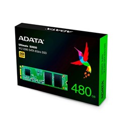 SSD M.2 480GB Adata Ultimate ASU650NS38-480GT-C 3D Leituras 550MB/s Gravações 510MB/s CX 1 UN