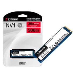 SSD M.2 500GB NVMe Kingston NV1 SNVS/500G PCIe Leitura 2100Mb/s CX 1 UN