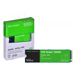 SSD M.2 500GB NVMe WD SN350 Green Leitura 2400MB/s CX 1 UN