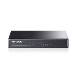 Switch 8 Portas Tp-Link TL-SF1008P 10/100Mbps (4 portas PoE)  Preto CX 1 UN