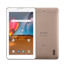 Tablet Multilaser 7 M7 Plus 3G NB 306 Quad Core, 16GB, Tela 7" Android 8.0 Dual Câm 1.3/2MP Bluetooth Branco CX 1 UN