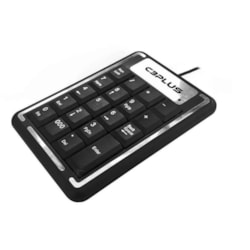 Teclado Numérico USB C3Tech KN-11BK 19 Teclas Membrana Preto CX 1 UN