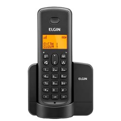 Telefone sem Fio Elgin TSF8001 c/ ID de Chamadas Viva Voz Preto CX 1 UN