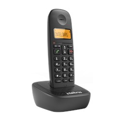Telefone sem fio Intelbras TS2510 - 4122510 c/ ID de Chamadas Dect 6.0 Preto CX 1 UN