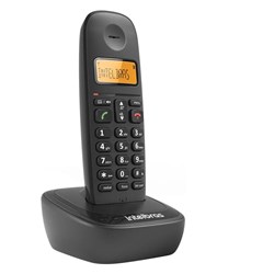 Telefone sem fio Intelbras TS2510 - 4122510 c/ ID de Chamadas Dect 6.0 Preto CX 1 UN
