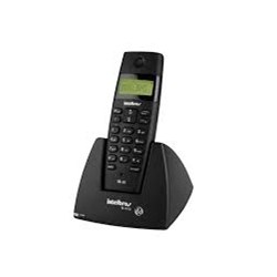 Telefone sem Fio Intelbras TS40 c/ ID de Chamadas Preto CX 1 UN