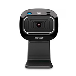 WebCam com Microf Microsoft LifeCam HD-3000 T4H-00002 HD 720p USB Preto CX 1 UN